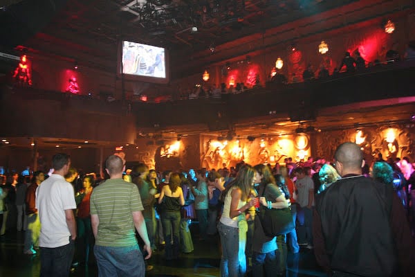 The Webster Hall crowd facing the stage during Maroon Effect