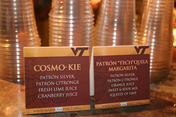A fundraising display at Maroon Effect