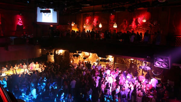 A wide crowd view during Maroon Effect at Webster Hall