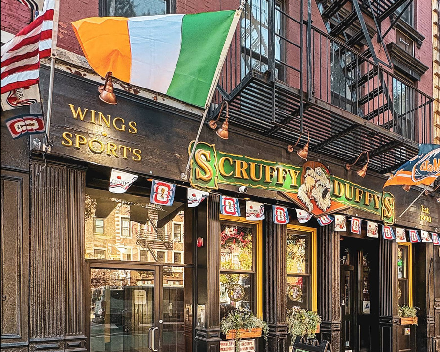 The Scruffy Duffy’s storefront in Hell’s Kitchen